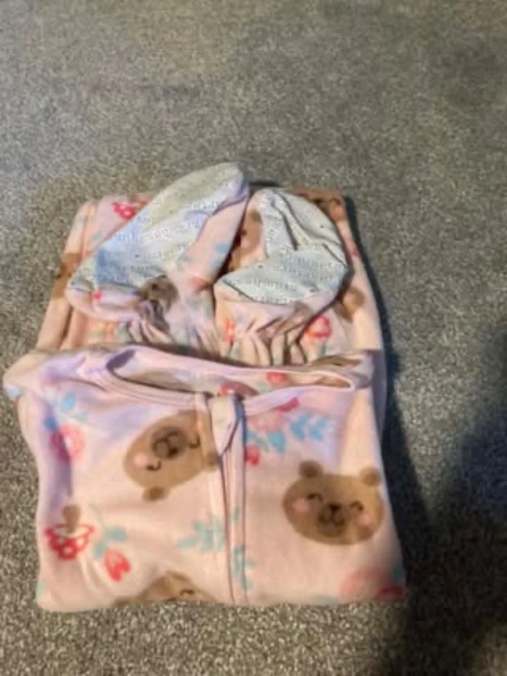8 Toddler Fleece footed pjs 4T